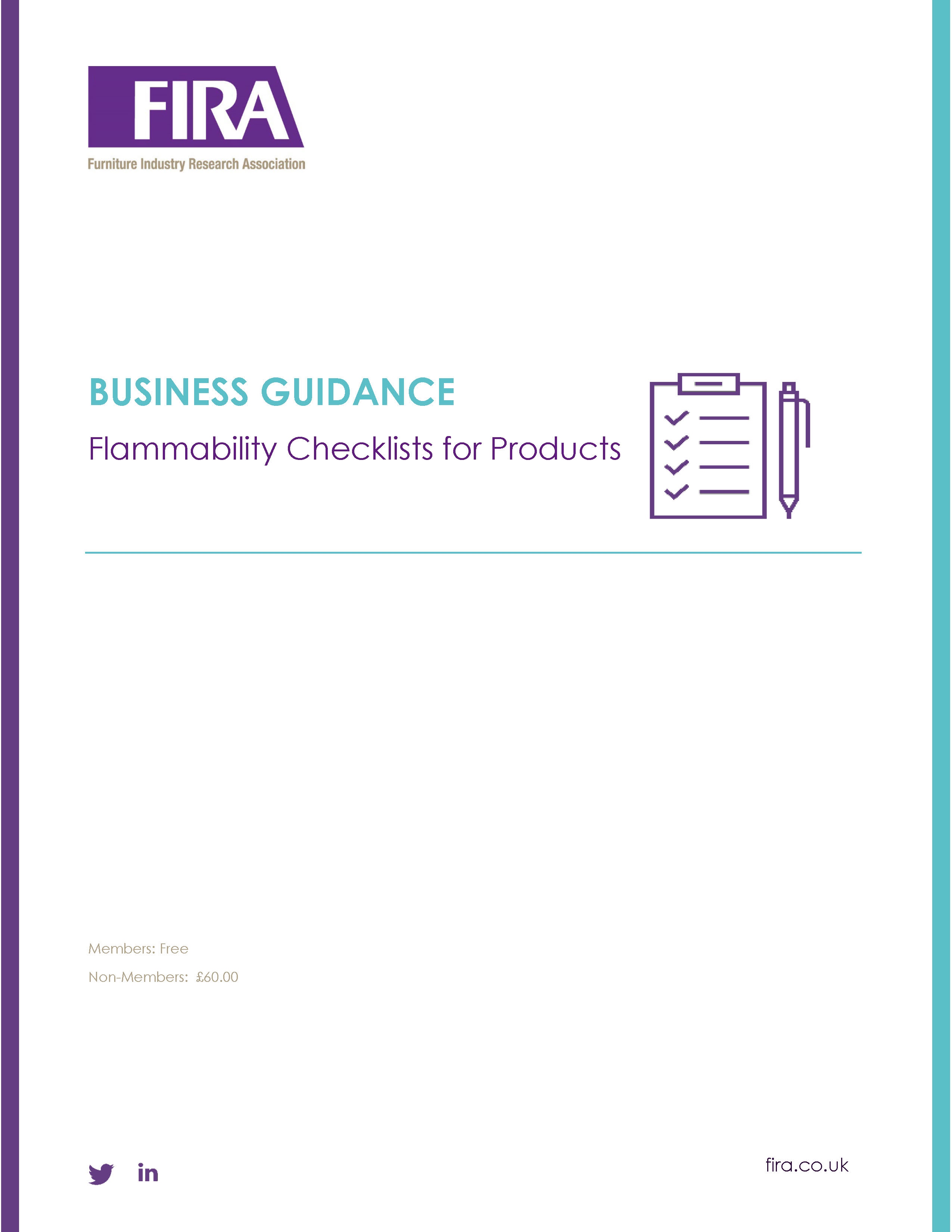 Flammability Checklist for Products Guidance