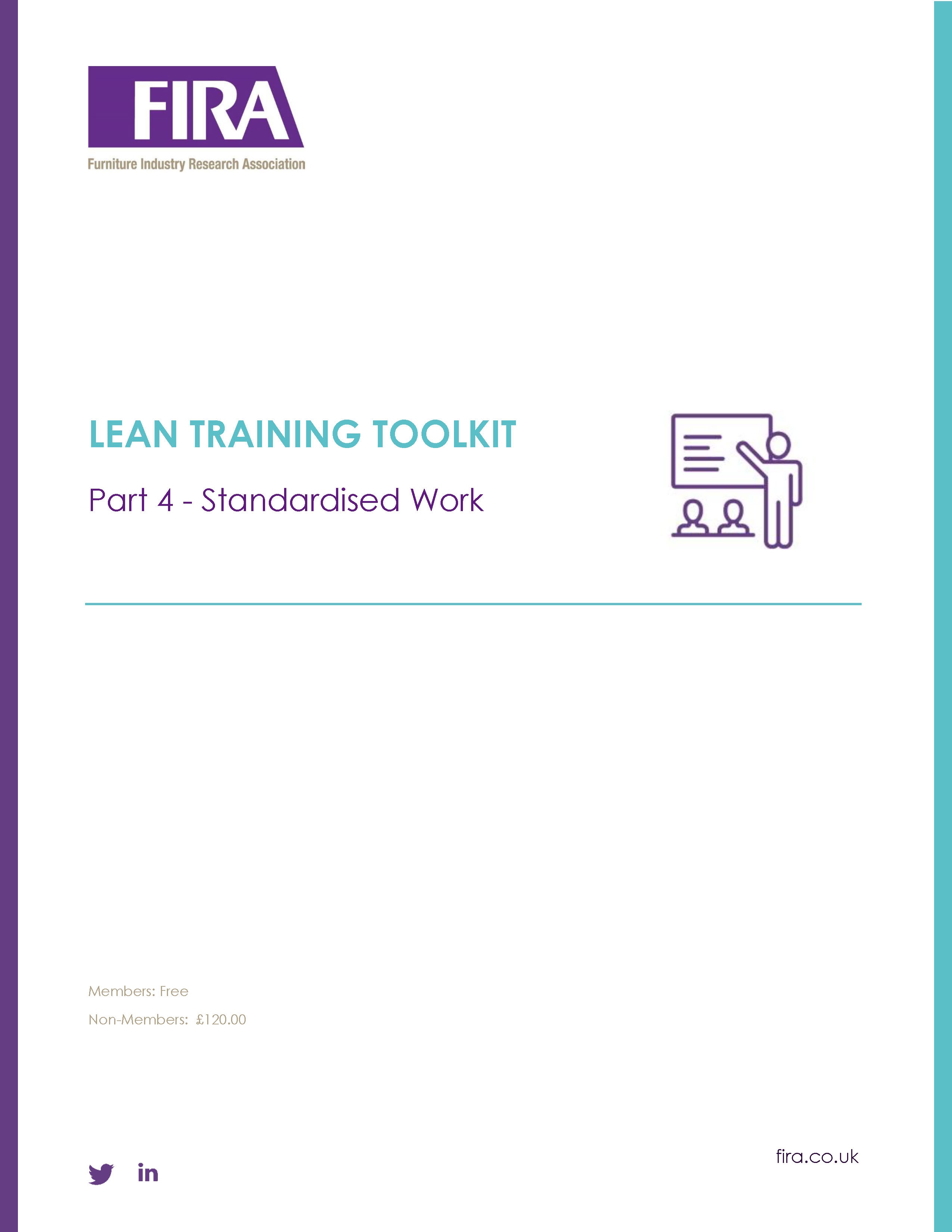 Lean Manufacturing Training Toolkit - Part 4 - Standardised Work