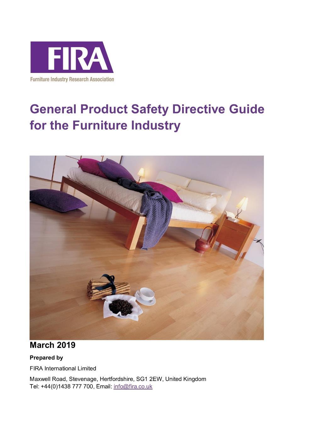General Product Safety Directive Guide for the Furniture Industry